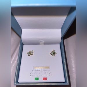 Mia Fiore made in Italy 18kt gold plated butterfly earrings